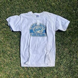 Miller Lite 2007 promo tee mens size L